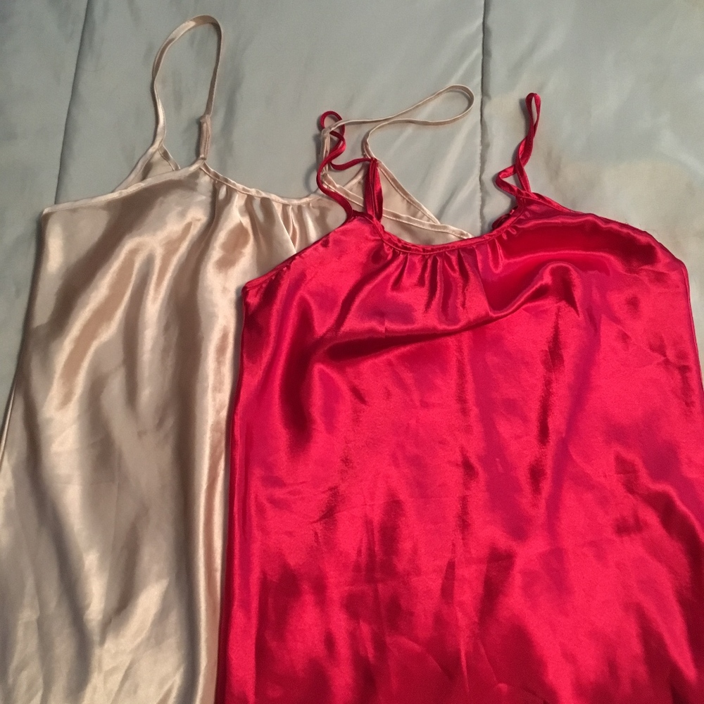 satin pajamas